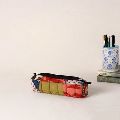 Handcrafted Quilted Pencil Pouch 41