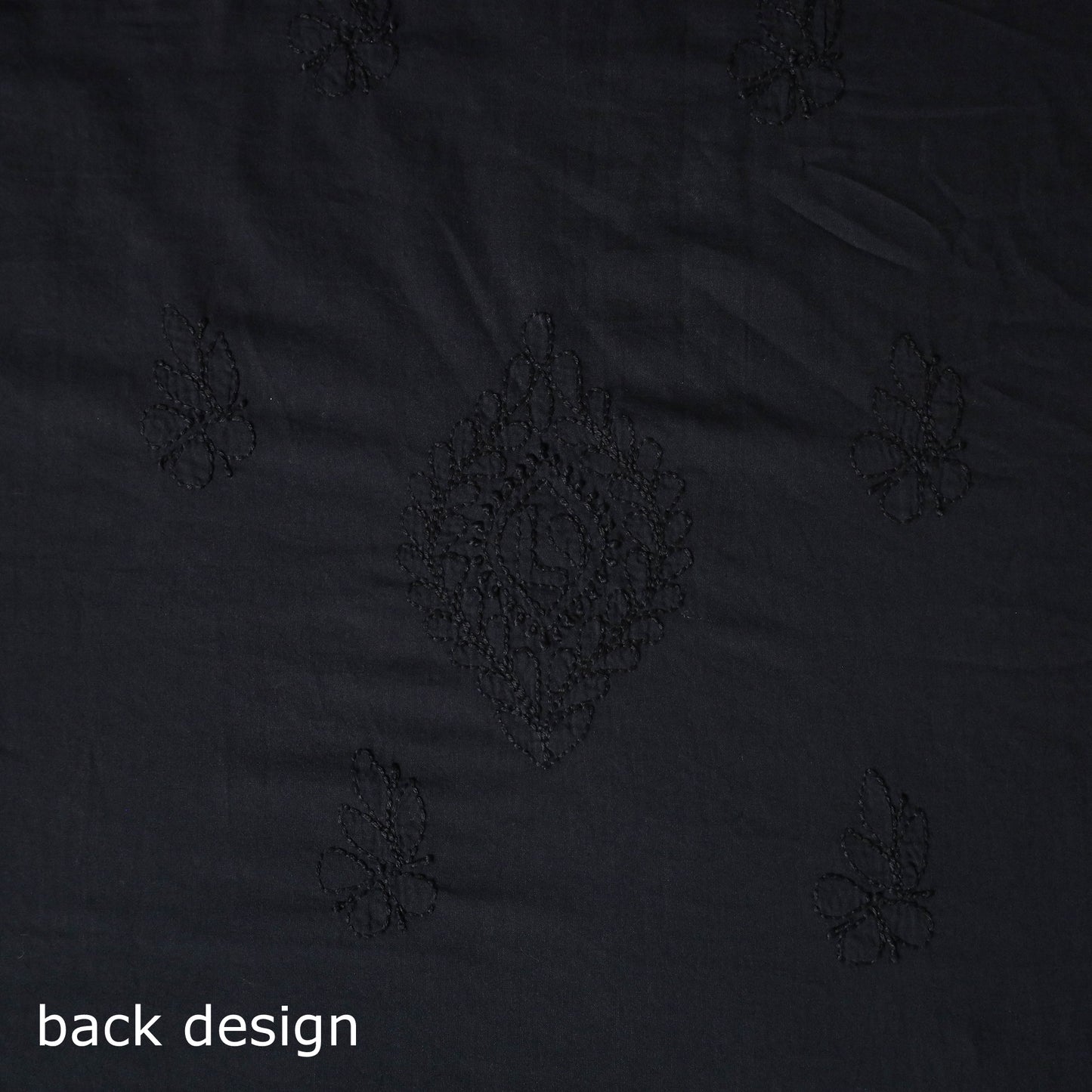 Hand Embroidered Mul Cotton Chikankari Unstitched Kurta Material (2M) 18