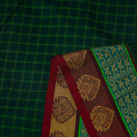 Cotton Kanchipuram Fabric with Thread Border 37