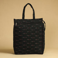 Black - Handcrafted Cotton Shopping Bag 10