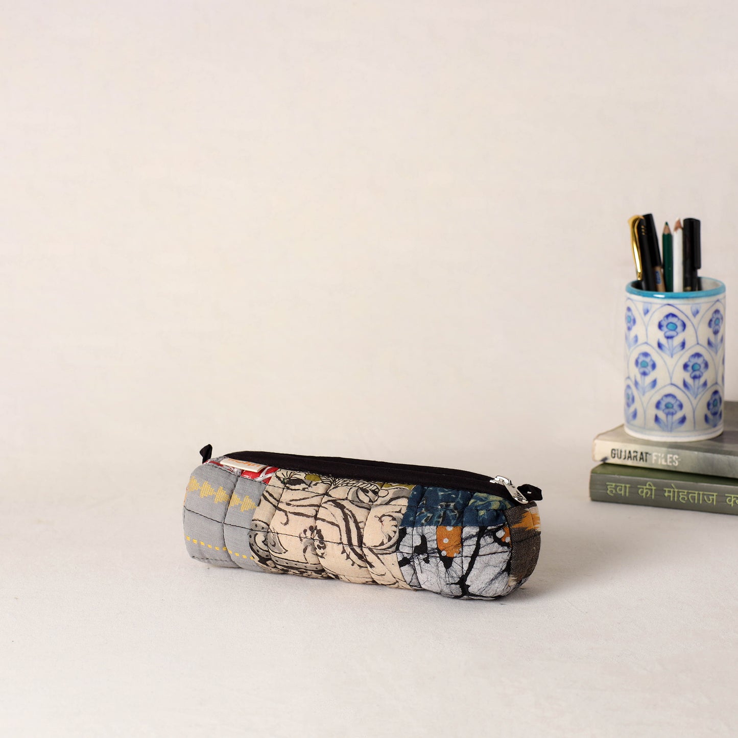 Handcrafted Quilted Pencil Pouch 44