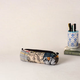 Handcrafted Quilted Pencil Pouch 44