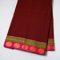 Cotton Kanchipuram Fabric with Thread Border 35