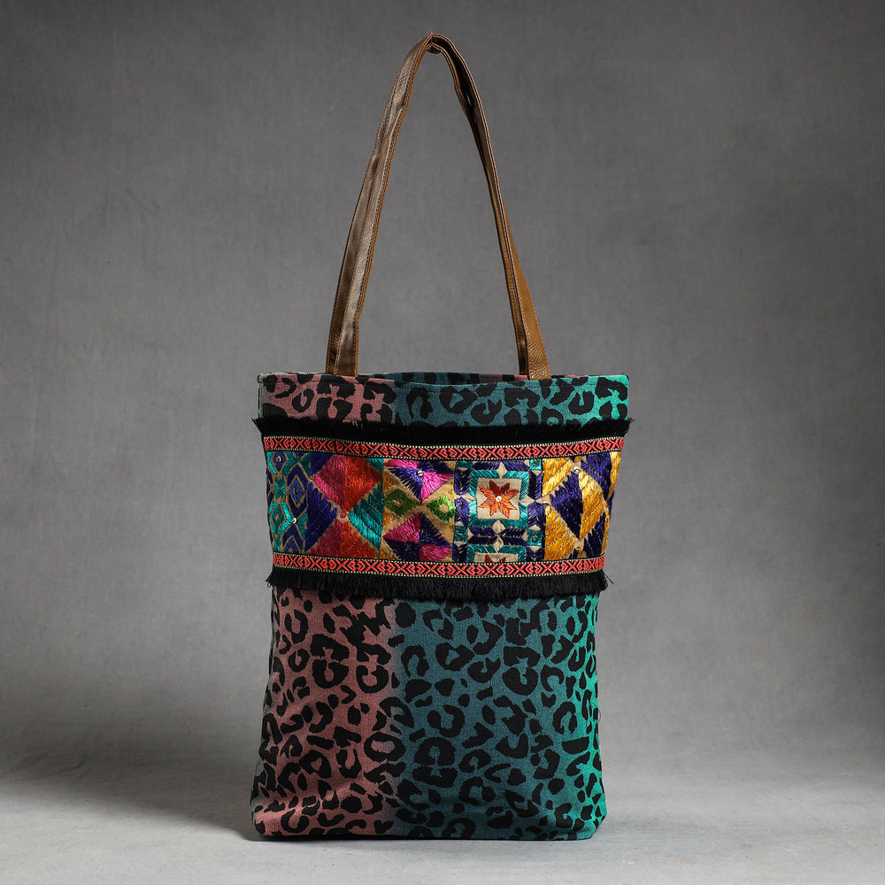 phulkari tote bag