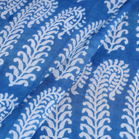 Blue - Indigo Bagh Block Printed Cotton Fabric 02