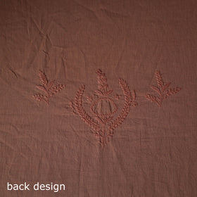 Hand Embroidered Mul Cotton Chikankari Unstitched Kurta Material (2.7M) 20
