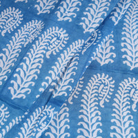 Blue - Indigo Bagh Block Printed Cotton Fabric 03