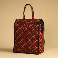 Red - Handcrafted Cotton Shopping Bag 13