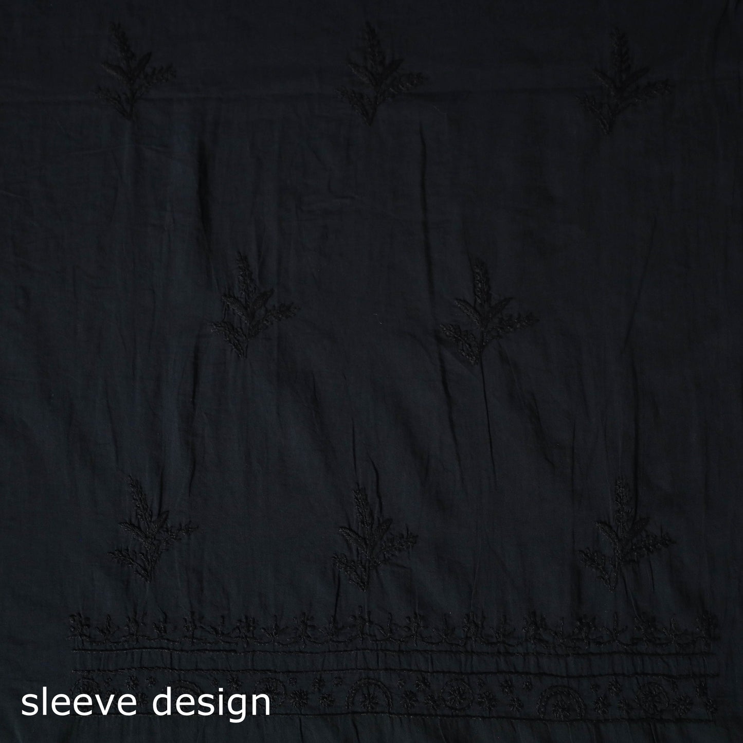 Hand Embroidered Mul Cotton Chikankari Unstitched Kurta Material (2.8M) 22