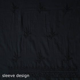 Hand Embroidered Mul Cotton Chikankari Unstitched Kurta Material (2.8M) 22