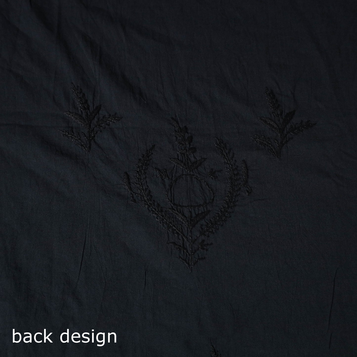 Hand Embroidered Mul Cotton Chikankari Unstitched Kurta Material (2.8M) 22