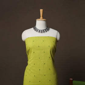 Jacquard Woven Pure Cotton 3pc Unstitched Dress Material Suit Set 66