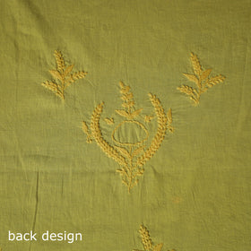 Hand Embroidered Mul Cotton Chikankari Unstitched Kurta Material (2.8M) 21