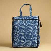 Blue - Handcrafted Cotton Shopping Bag 18