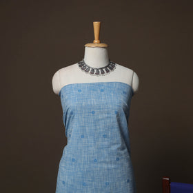 Jacquard Woven Pure Cotton 3pc Unstitched Dress Material Suit Set 67