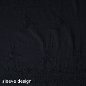 Hand Embroidered Mul Cotton Chikankari Unstitched Kurta Material (2.8M) 32