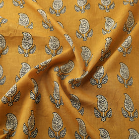 Natural Dyed Dabu Bagru Print Cotton Fabric 02