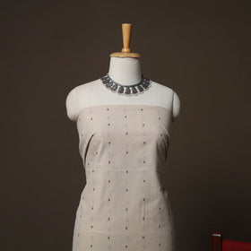 Jacquard Woven Pure Cotton 3pc Unstitched Dress Material Suit Set 69