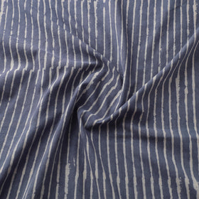 Natural Dyed Dabu Bagru Print Cotton Fabric 06