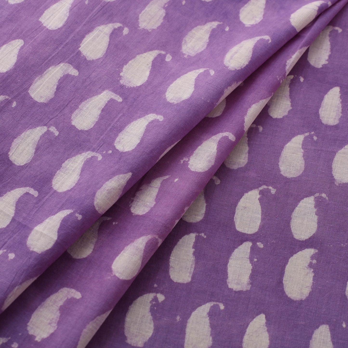 Natural Dyed Dabu Bagru Print Cotton Fabric 07