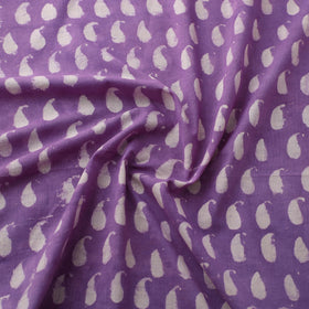 Natural Dyed Dabu Bagru Print Cotton Fabric 07