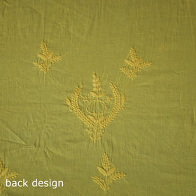 Hand Embroidered Mul Cotton Chikankari Unstitched Kurta Material (2.7M) 25