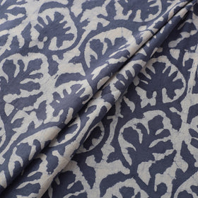 Natural Dyed Dabu Bagru Print Cotton Fabric 11