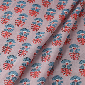 Purple Cotton Jaipur Print Fabric