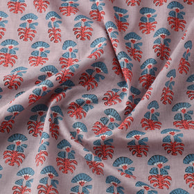 Purple Cotton Jaipur Print Fabric