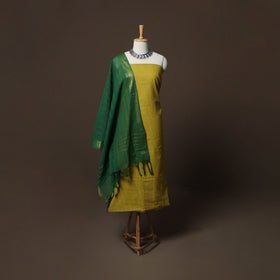 Jacquard Woven Pure Cotton 3pc Unstitched Dress Material Suit Set 71