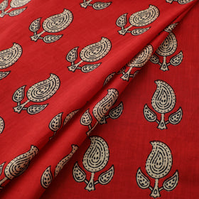 Natural Dyed Dabu Bagru Print Cotton Fabric 13