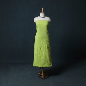 Hand Embroidered Mul Cotton Chikankari Unstitched Kurta Material (2.7M) 28