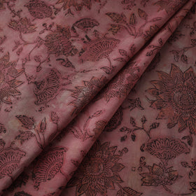 Red Natural Dyed Bagru Ajrakh Dabu Print Fabric
