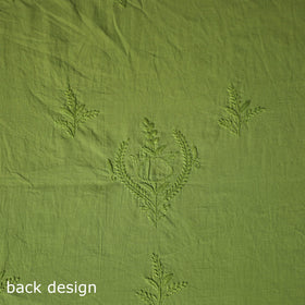 Hand Embroidered Mul Cotton Chikankari Unstitched Kurta Material (2.7M) 28