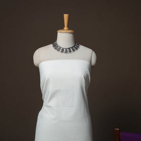 Jacquard Woven Pure Cotton 3pc Unstitched Dress Material Suit Set 74