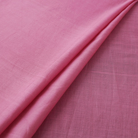Pink - Indian Madder Balaramapuram Handloom Organic Cotton Fabric 02
