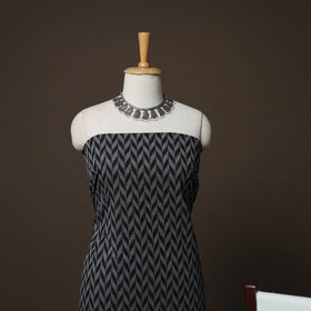 Jacquard Woven Pure Cotton 3pc Unstitched Dress Material Suit Set 75