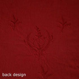 Hand Embroidered Mul Cotton Chikankari Unstitched Kurta Material (2.75M) 31