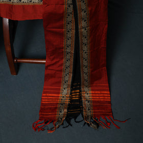 Dharwad Cotton 3pc Unstitched Dress Material Suit Set with Woven Border 01