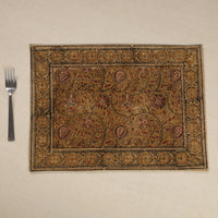 Original Pedana Kalamkari Block Printed Cotton Table Mat (18 x 13 in) 05