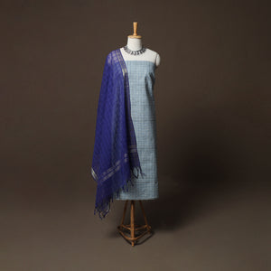 Jacquard Woven Pure Cotton 3pc Unstitched Dress Material Suit Set 82