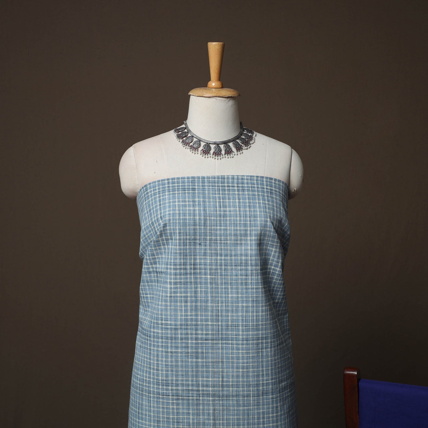 Jacquard Woven Pure Cotton 3pc Unstitched Dress Material Suit Set 82