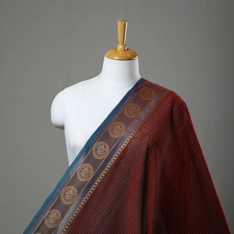 Cotton Kanchipuram Fabric with Thread Border 41