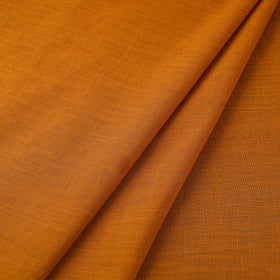 Yellow Prewashed Slub Cotton Plain Fabric