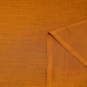 Yellow Prewashed Slub Cotton Plain Fabric