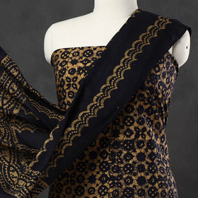  3pc Cotton Kutch Batik Print Dress Material