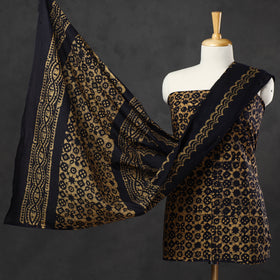  3pc Cotton Kutch Batik Print Dress Material