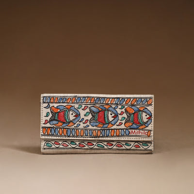 Handpainted Madhubani Clutch 10