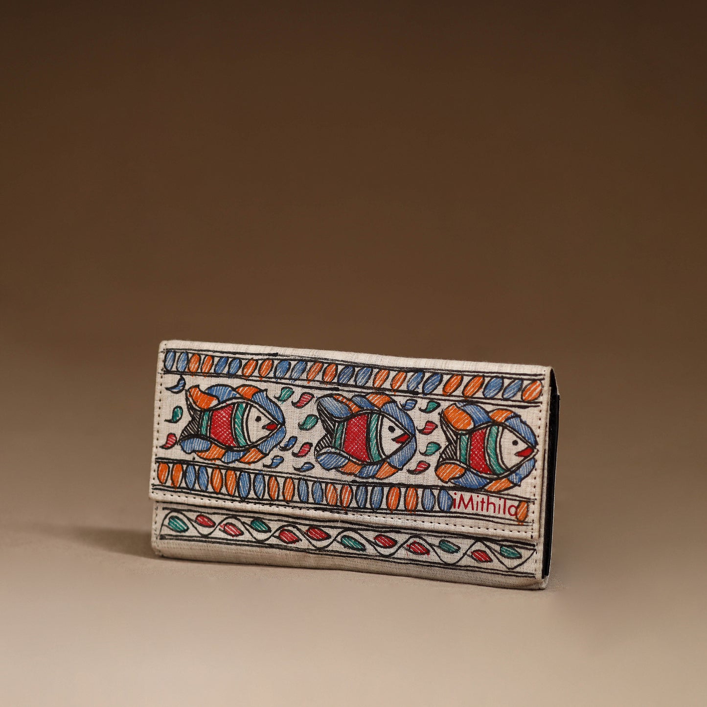 Handpainted Madhubani Clutch 10