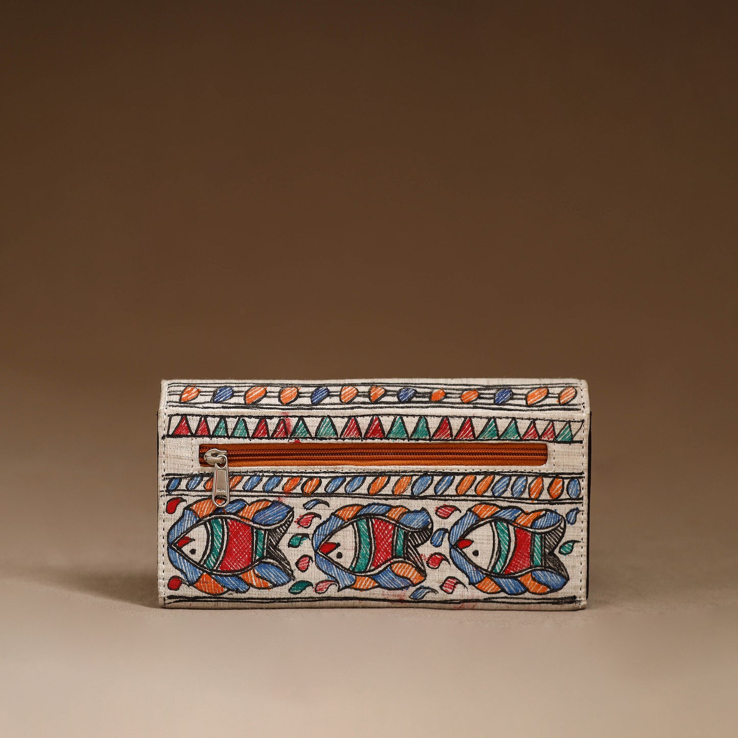 Handpainted Madhubani Clutch 10